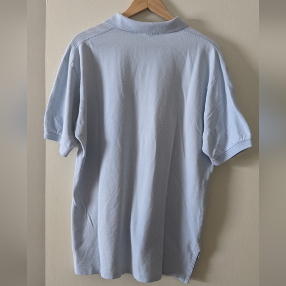 Ralph Lauren Polo Shirt Mens Large Light Blue Cotton Short Sleeve Casual - Picture 2 of 4